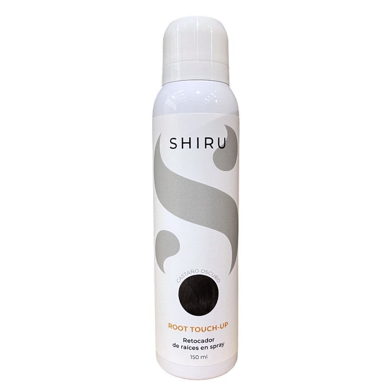 Retocador de raízes Shiru em spray cor Castanho Escuro 150ml