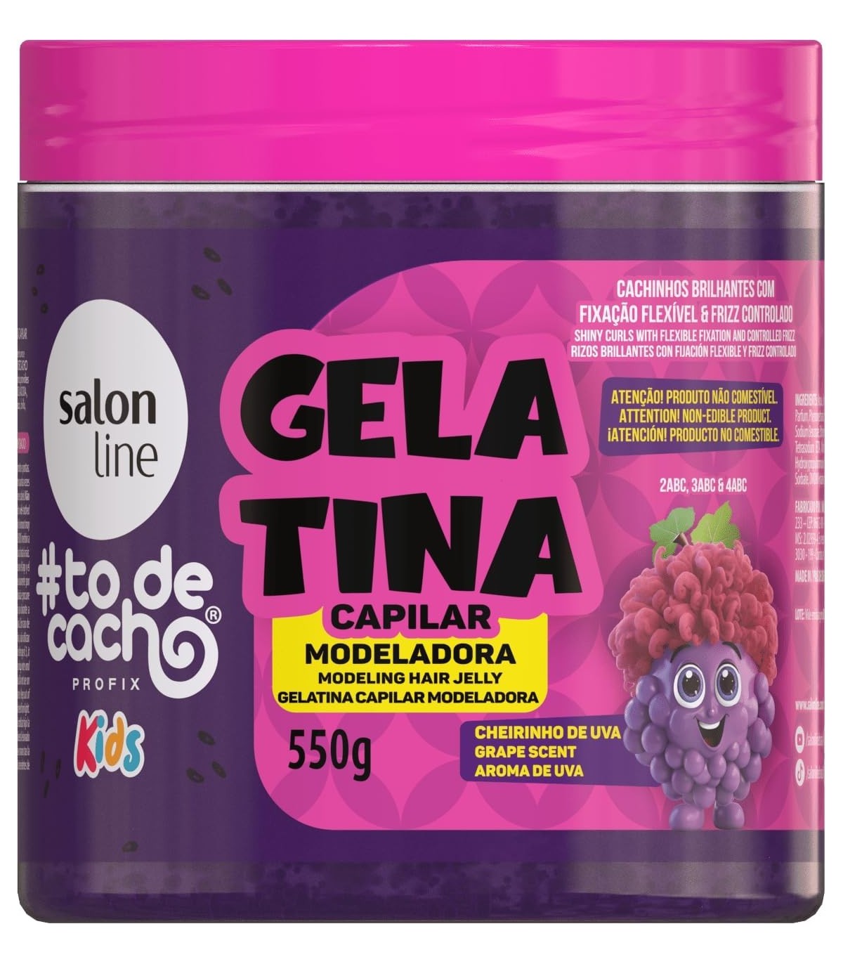 Salon Line – Gelatina capilar para rizos con fijación flexible 550 g
