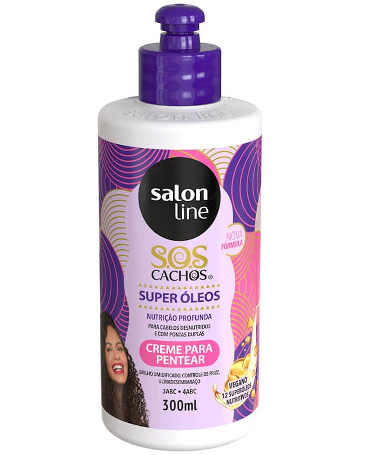 Salon Line – Crema de Peinar para Cabello Rizado Nutritiva 300ml