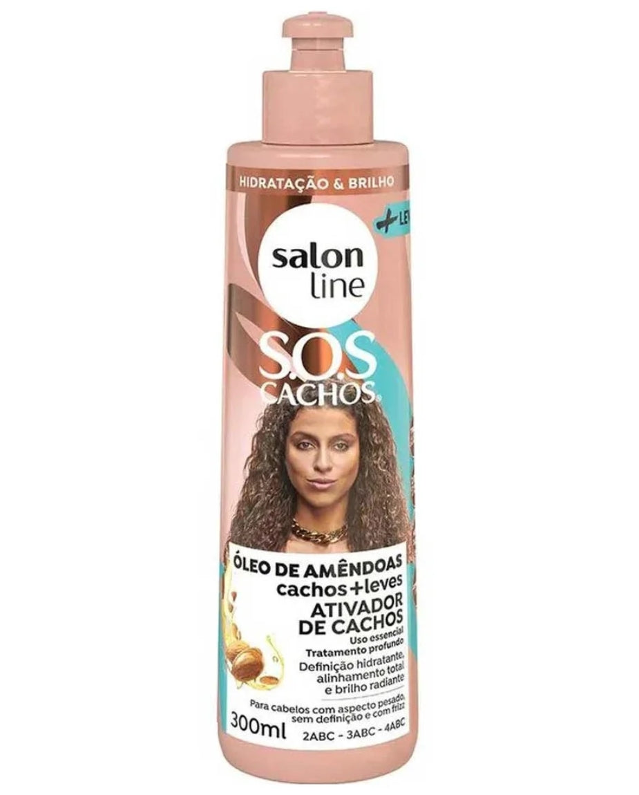 Salon Line – Activador de Rizos Hidratante con Aceite de Almendras 300ml