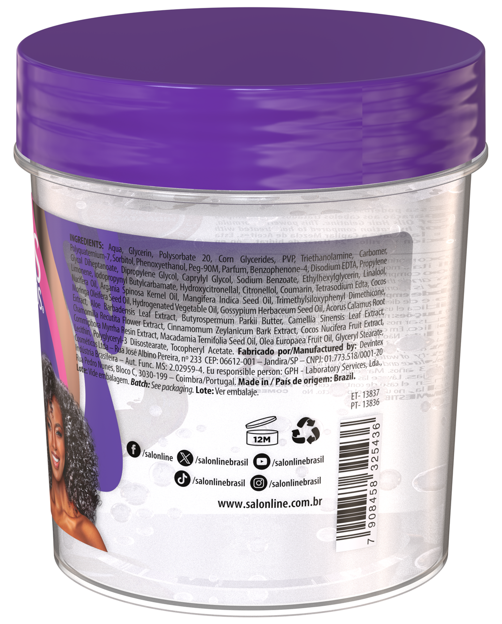 Salon Line – Gelatina para Cabello Rizado con Definición y Control del Frizz 400 g