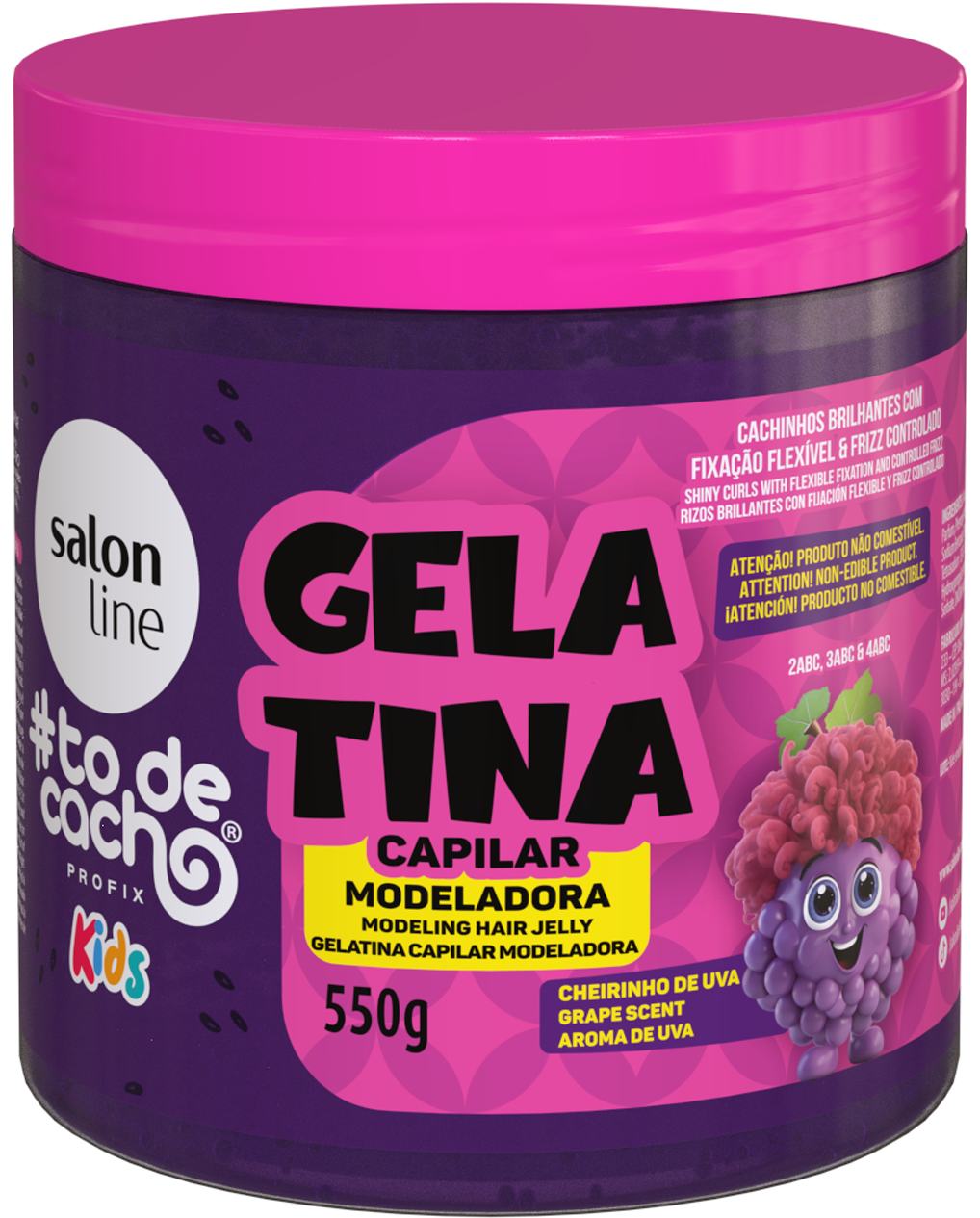 Salon Line TodeCacho Kids Gelatina Moldeadora de Uva 550gr