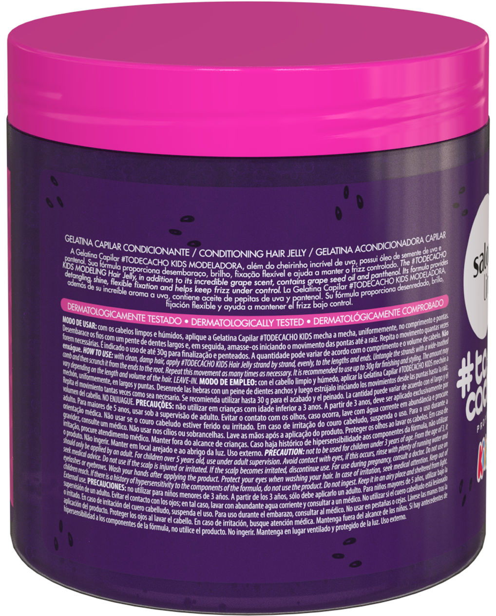 Salon Line TodeCacho Kids Gelatina Moldeadora de Uva 550gr