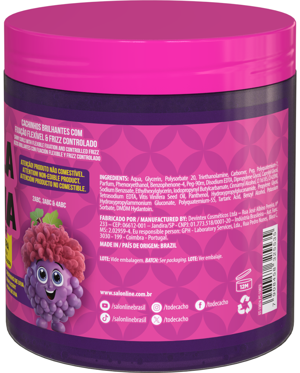 Salon Line TodeCacho Kids Gelatina Moldeadora de Uva 550gr