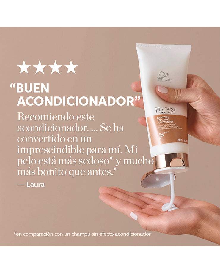Wella Fusion Acondicionador Reparación Intensa Para Cabello Dañado 200ml