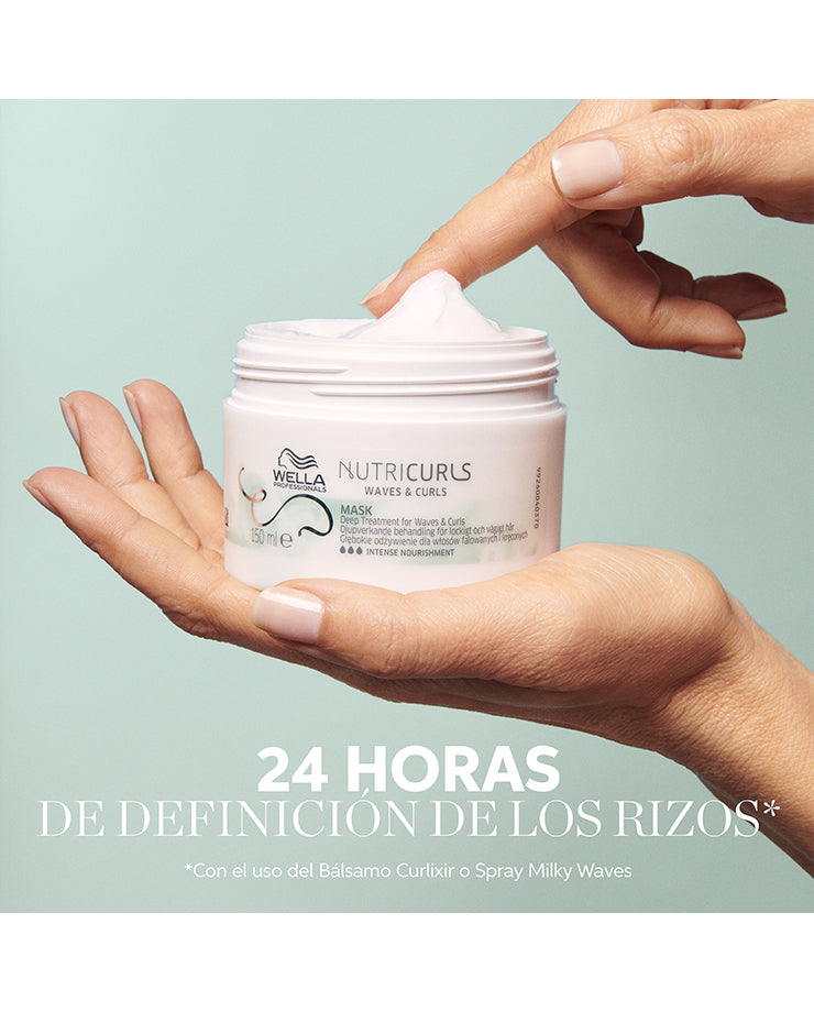 Wella Nutricurls Mask Waves & Curls | Mascarilla Nutritiva Intensa Para Pelo Rizado 150ml