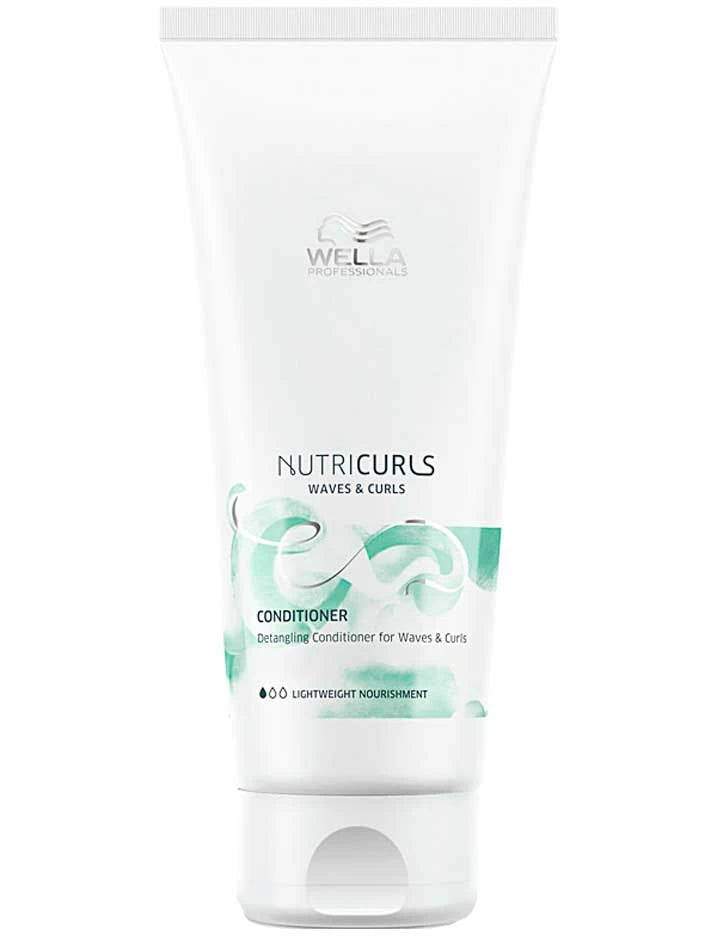 Wella Nutricurls Waves & Curls Conditioner | Acondicionador Definidor de Pelo Ondulado y Rizado 200m