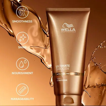 Wella Acondicionador Ultimate Smooth cabello encrespado