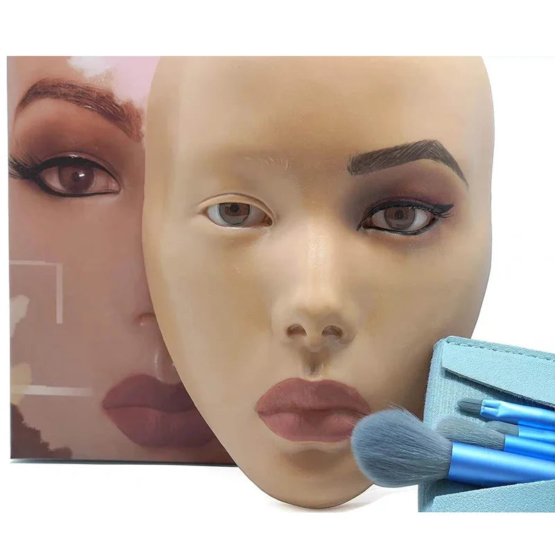 Professional makeup learning: makeup practice with facial interaction