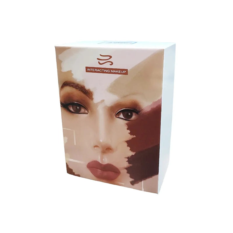 Professional makeup learning: makeup practice with facial interaction