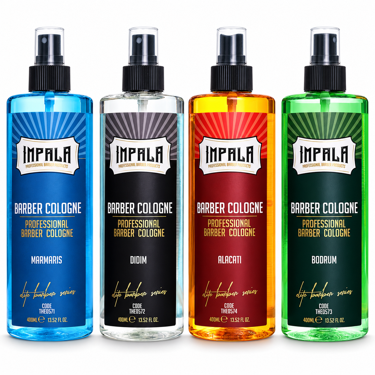 IMPALA Barber Scented Cologne Eau De Cologne - Aftershave Cologne 400 ml