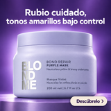 Schwarzkopf Professional – Mascarilla matizadora para cabello rubio BLONDME Bond Repair 200 ml