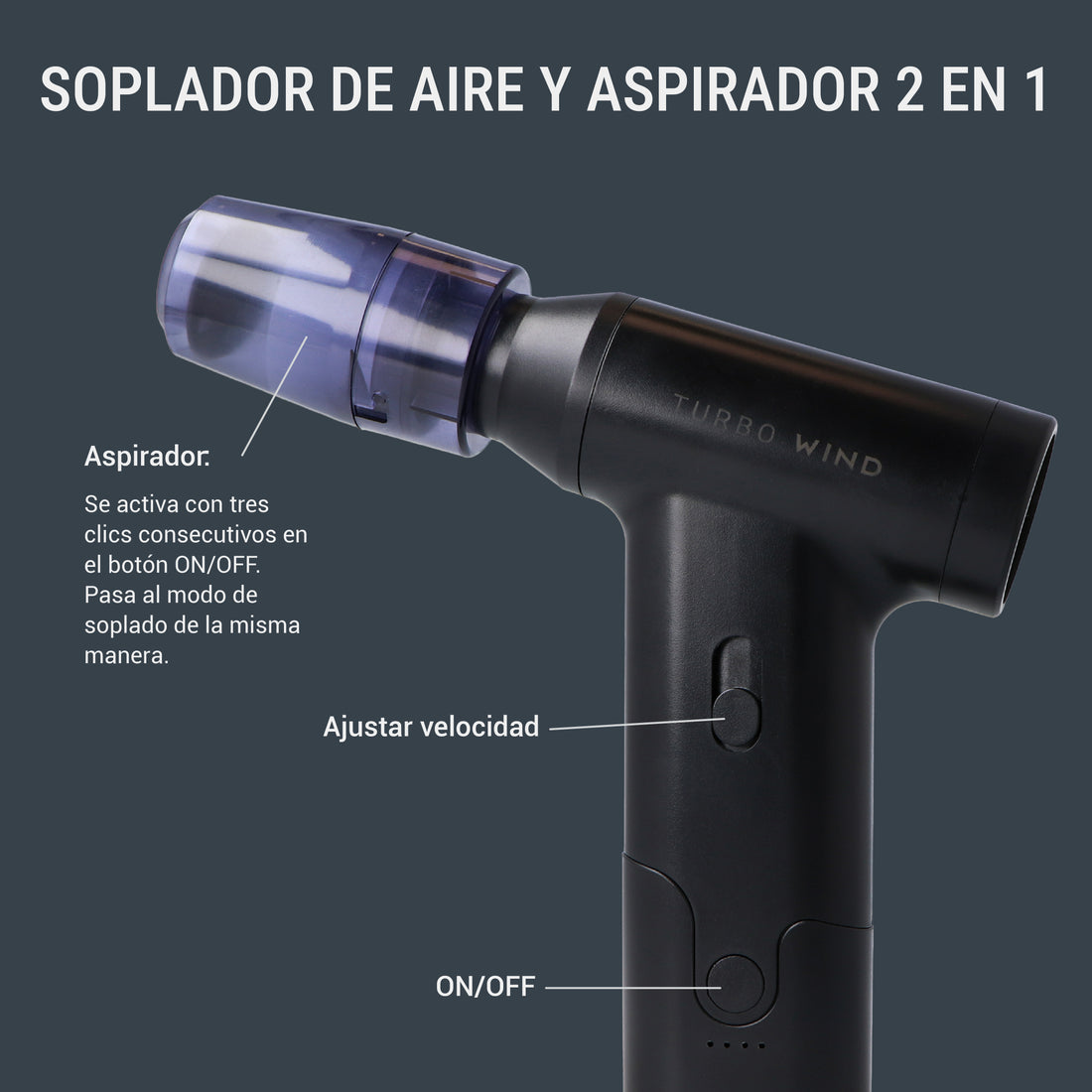RAGNAR – Soplador Aspirador para Barbería Turbo Wind 100 W