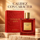 Rayhaan Tonquin Giza – Perfume unisex ámbar y vainilla EDP 100 ml