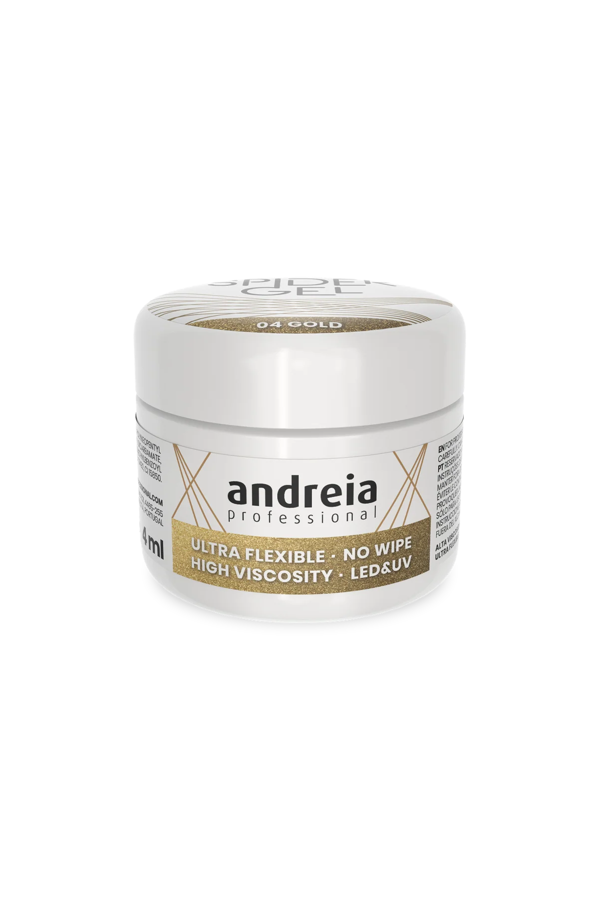 Andreia Professional – Gel para Nail Art Spider Gel de Alta Viscosidade 4 ml