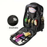 Mochila para barbero, Organizador para herramientas de barbero,  a rayas