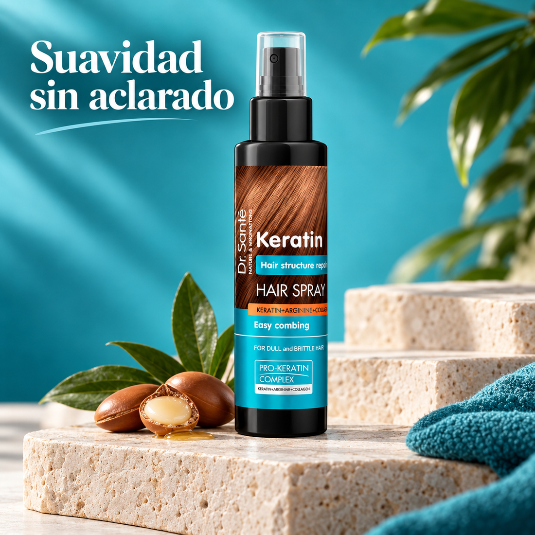 Dr. Santé – Spray capilar con queratina para cabello quebradizo 150 ml