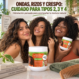 Salon Line – Mascarilla Hidratante para Cabello Rizado con Coco 500 g
