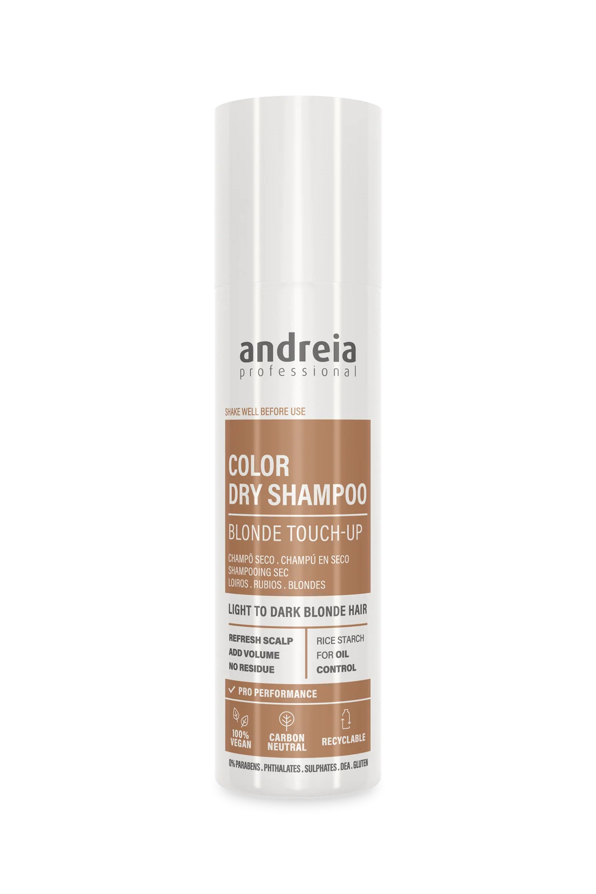 Andreia – Champú seco para retoques y volumen 150 ml