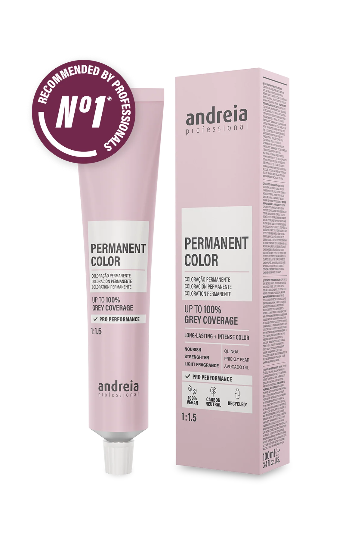 Andreia Professional – Tinte Permanente Vegano para Todo Tipo de Cabello 100 ml