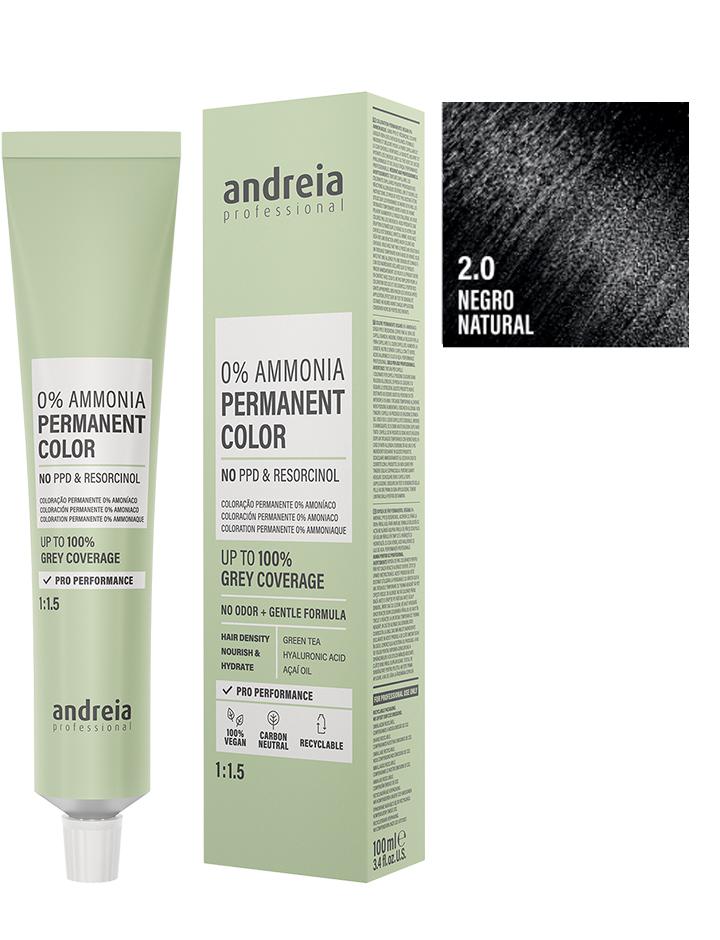 Andreia Professional – Tinte permanente sin amoníaco para cubrir canas 100 ml