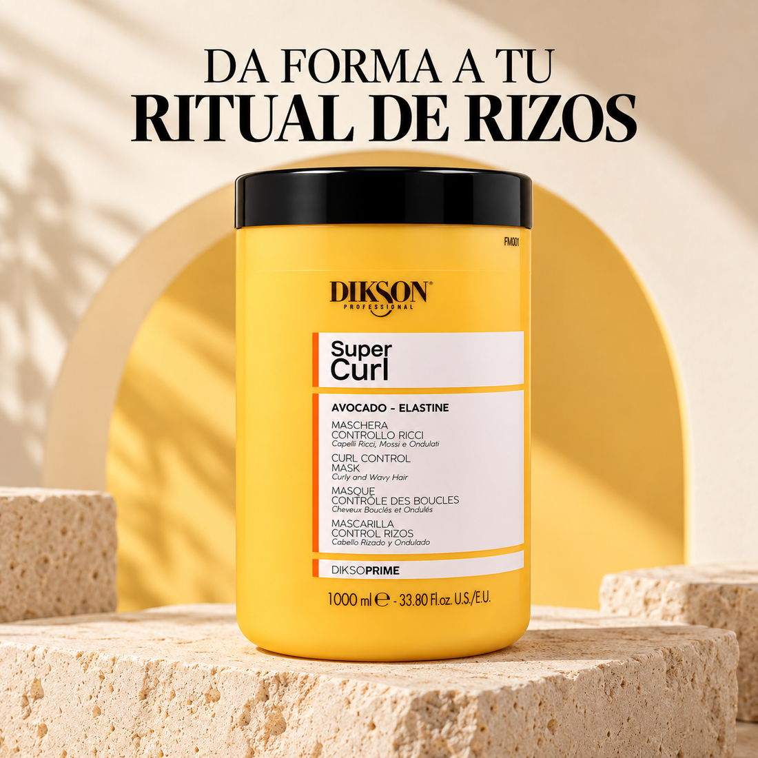 Dikson – Mascarilla para cabello rizado Super Curl 1000 ml