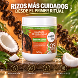Salon Line – Mascarilla Hidratante para Cabello Rizado con Coco 500 g