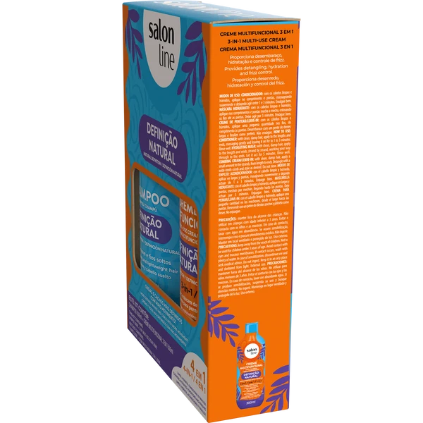 Salon Line – Kit para Cabello Ondulado y Rizado Definición Natural 2x300ml
