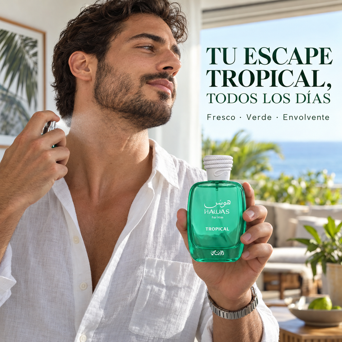 Rasasi – Perfume Fresco para Hombre Hawas Tropical EDP 100 ml