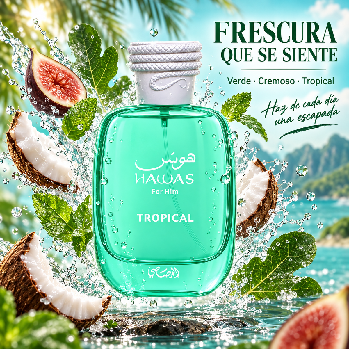 Rasasi – Perfume Fresco para Hombre Hawas Tropical EDP 100 ml