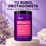 Dikson – Mascarilla antiamarilleo Super No Yellow para cabello rubio, decolorado o gris 500 / 1000 ml.