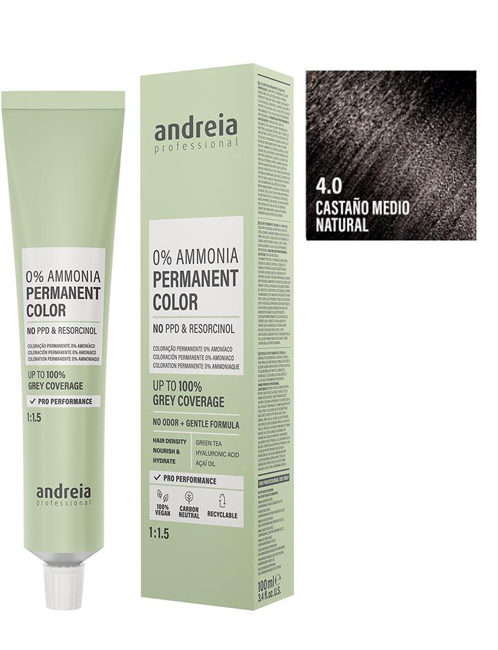 Andreia Professional – Tinte permanente sin amoníaco para cubrir canas 100 ml