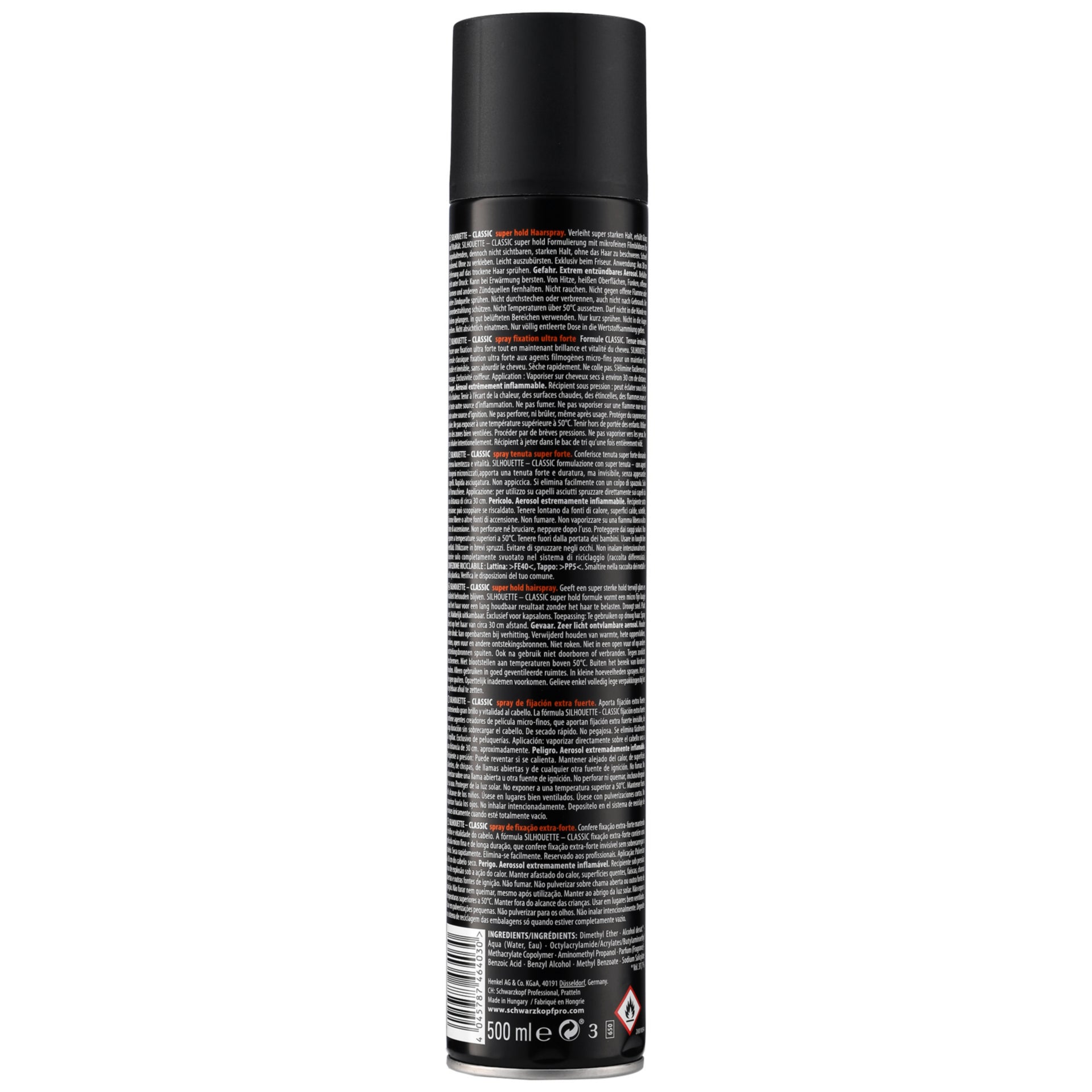 Silhouette Laca Fuerte 500 ml