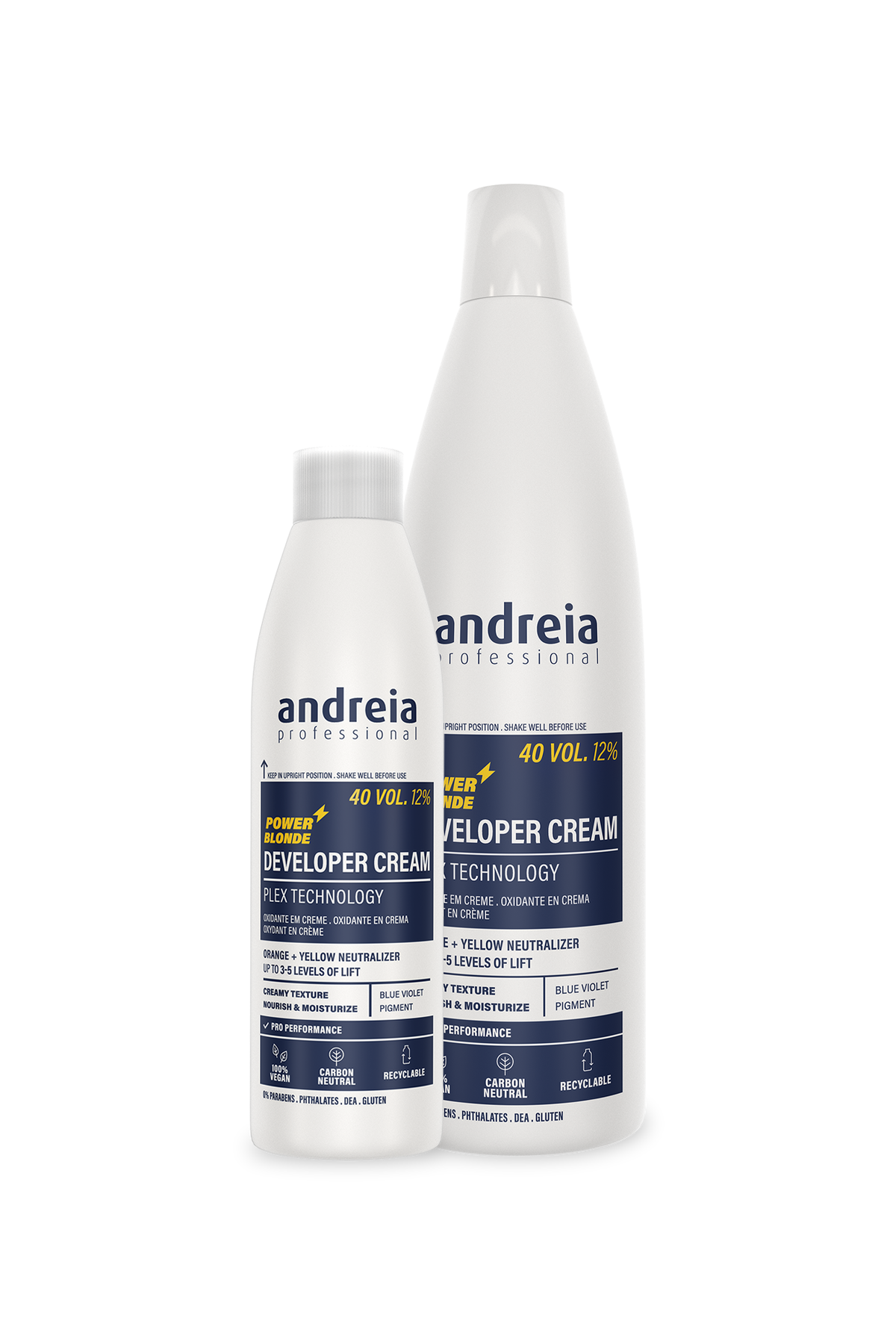 Andreia Professional – Crema Reveladora Power Blonde para Coloración y Decoloración 200/1000 ml