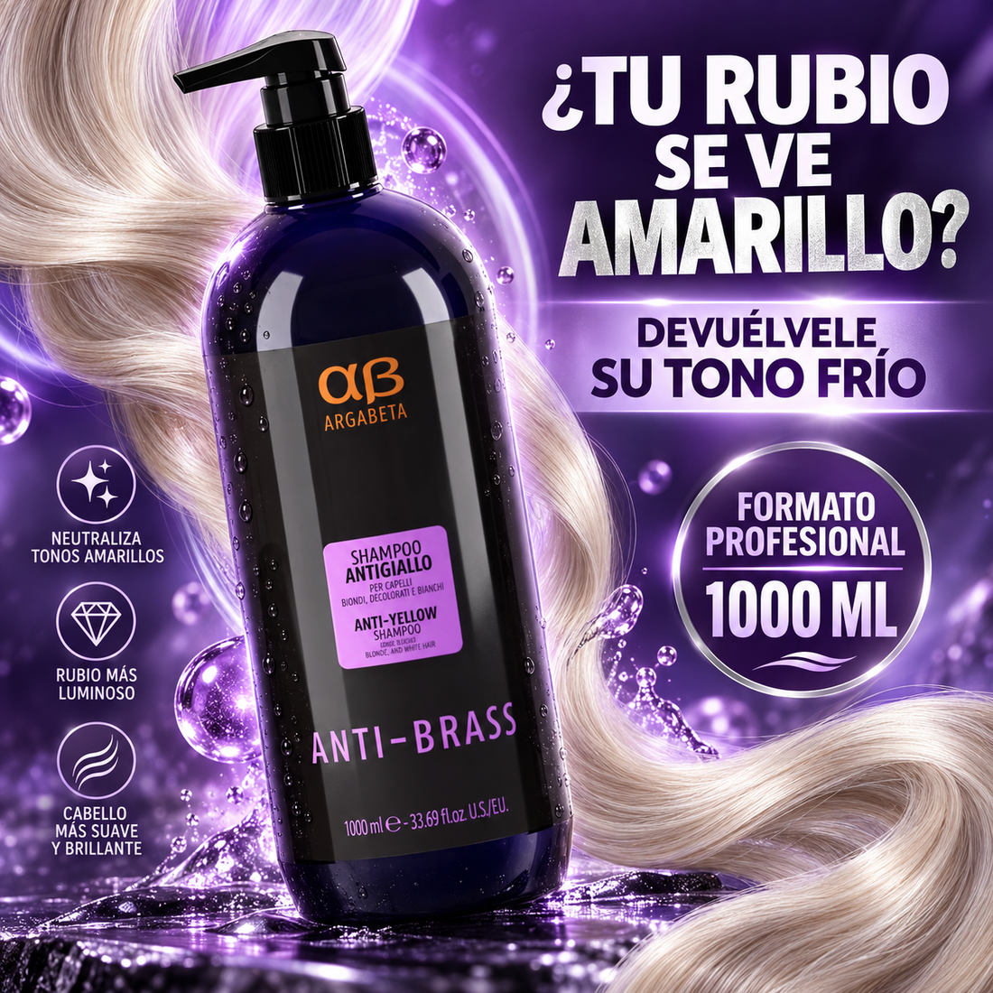 MUSTER & DIKSON AB NO YELLOW ANTI-YELLOW SHAMPOO 1000 ML