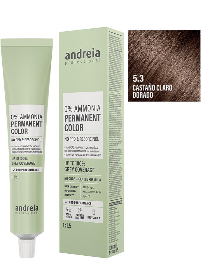 Andreia Professional – Tinte permanente sin amoníaco para cubrir canas 100 ml