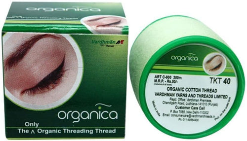3 bobinas orgánicas para depilación facial, hilos extra suaves y fuertes