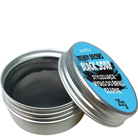 Cera  para cejas 3 en 1 Venita Trendy Brows Black para peinar, tonificar y cuidar negro 25 g