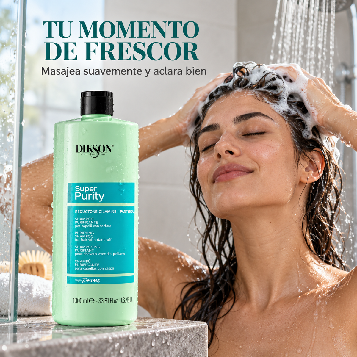 MUSTER & DIKSON Sculp Pure Shampoo for hair and scalp with dandruff 1000 ml