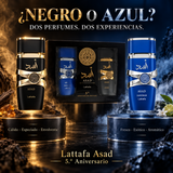 Lattafa – Estuche de Perfumes para Hombre Asad + Asad Zanzibar 2 x 100 ml