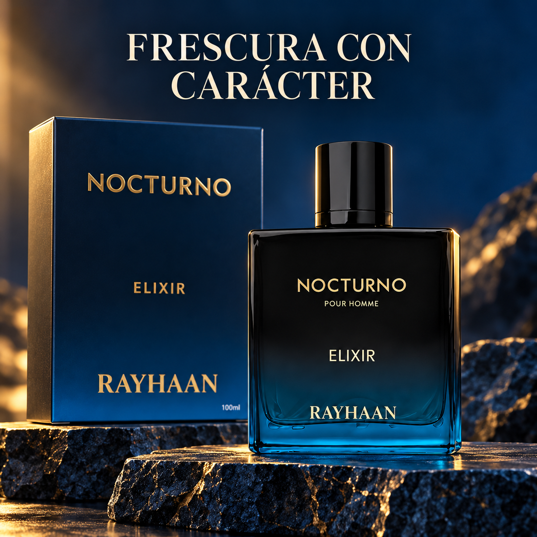 Rayhaan – Perfume para hombre Nocturno Elixir Eau de Parfum 100 ml