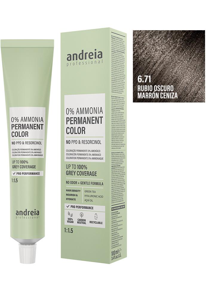Andreia Professional – Tinte permanente sin amoníaco para cubrir canas 100 ml