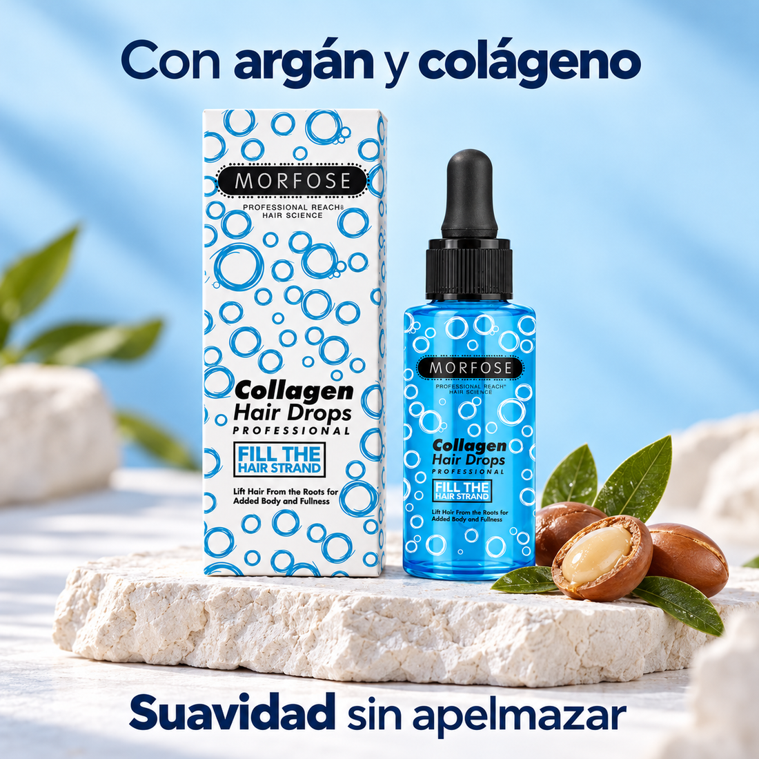 Morfose – Sérum capilar antiencrespamiento Collagen Hair Drops 100 ml