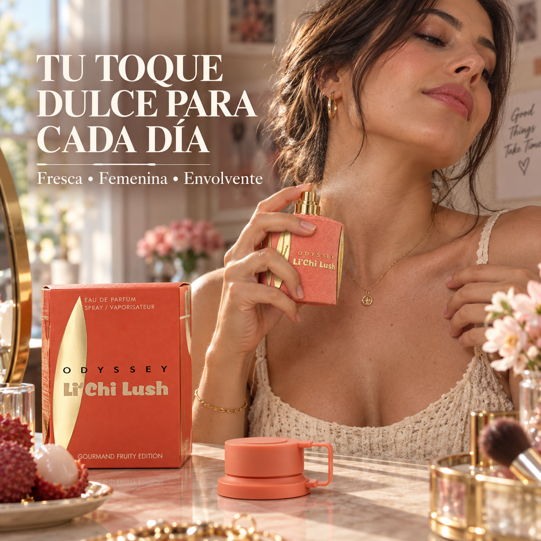 Armaf – Perfume Dulce Afrutado Floral para Mujer Odyssey Lichi Lush 100 ml