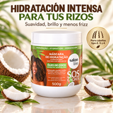 Salon Line – Mascarilla Hidratante para Cabello Rizado con Coco 500 g
