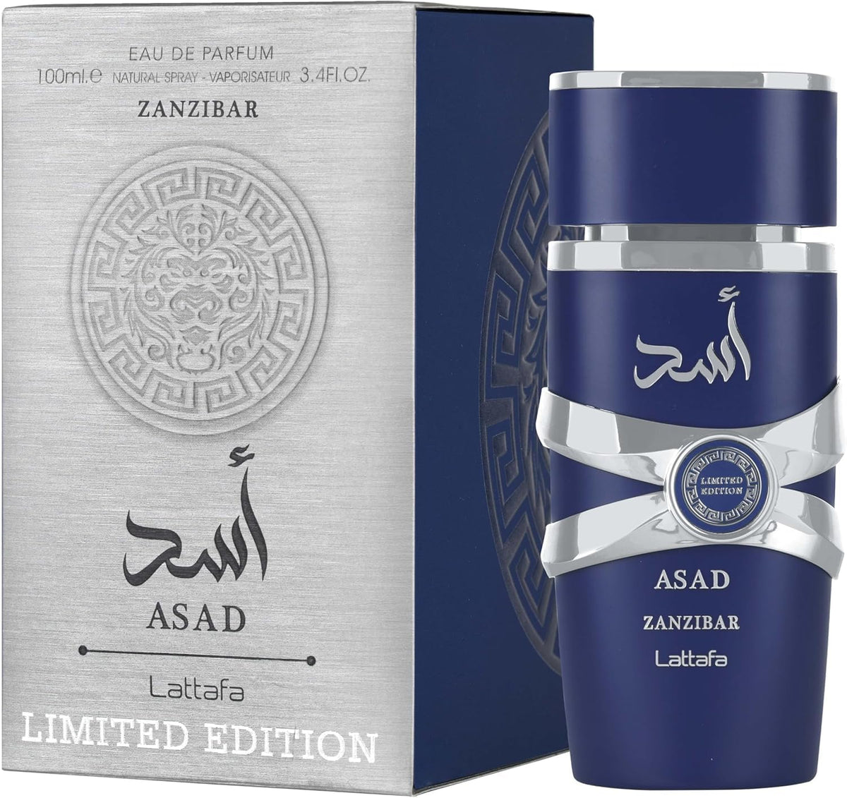 Lattafa – Perfume para hombre Asad Zanzibar Limited Edition 100 ml