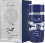 Lattafa – Perfume para hombre Asad Zanzibar Limited Edition 100 ml