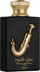 Lattafa Pride – Perfume oriental para hombre Ishq Al Shuyukh Gold 100 ml