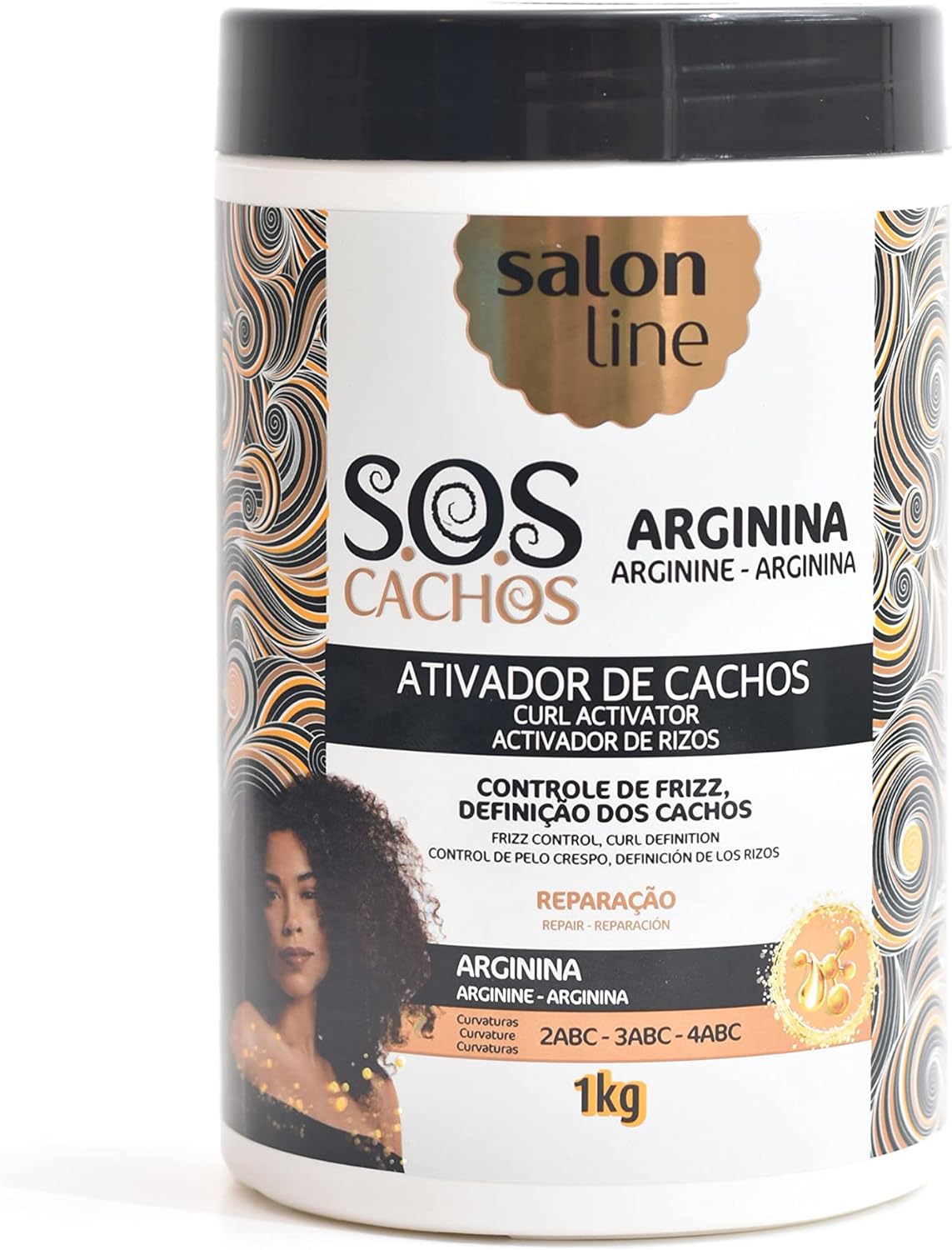 Salon Line Activador de Cachos SOS Cachos Arginina 1kg