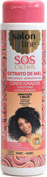 Salon Line Condicionador SOS Cachos Intensos Mel 300ml